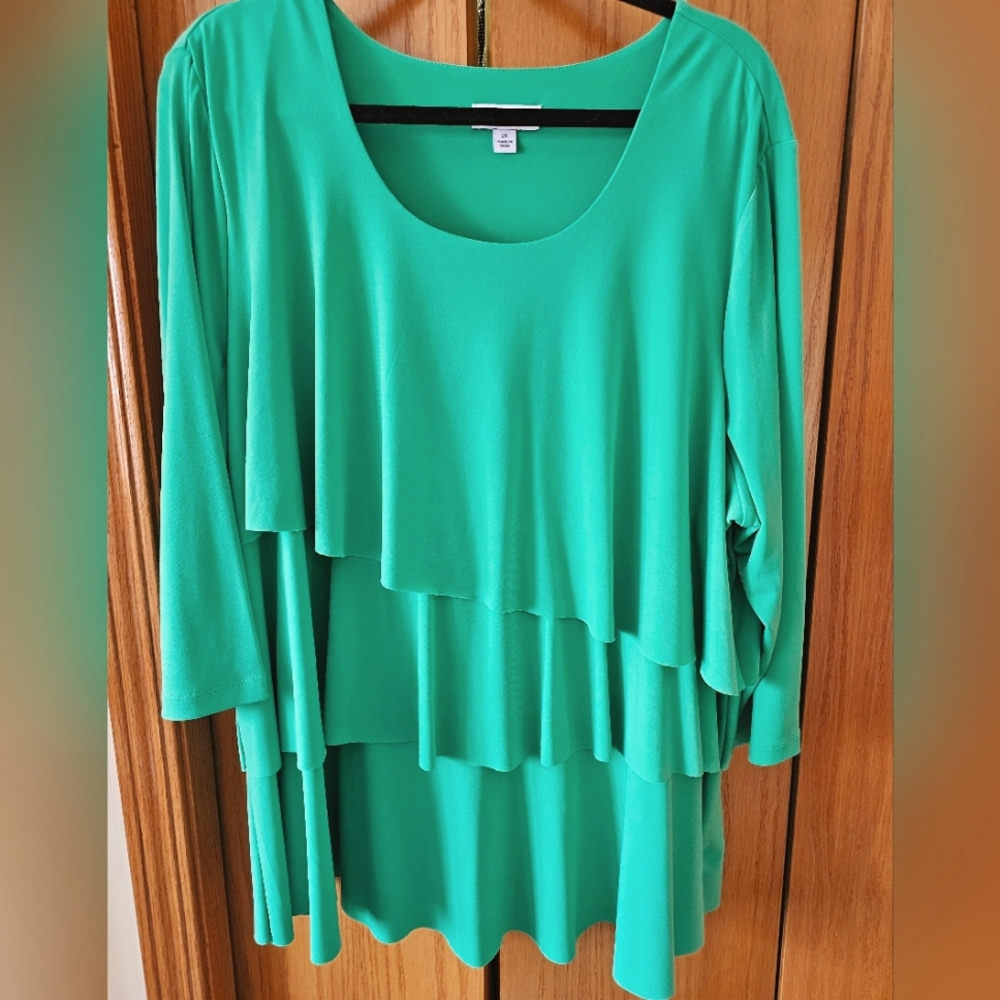 Plus size blouse.